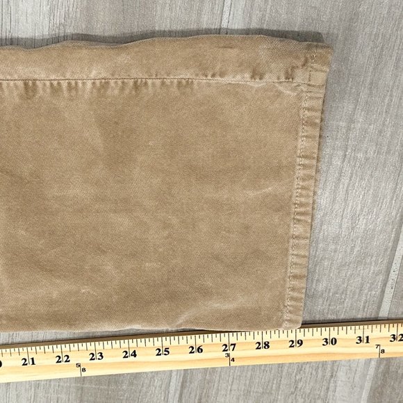 Closed Baylin High-Rise Slim Fit Flare Corduroy Velvet Jeans in Cement Beige Tan - Picture 13 of 15